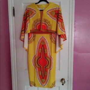 Aztec Pattern Bodycon Dress